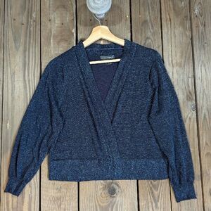 Jessica Howard Women's Navy Blue Cardigan XL